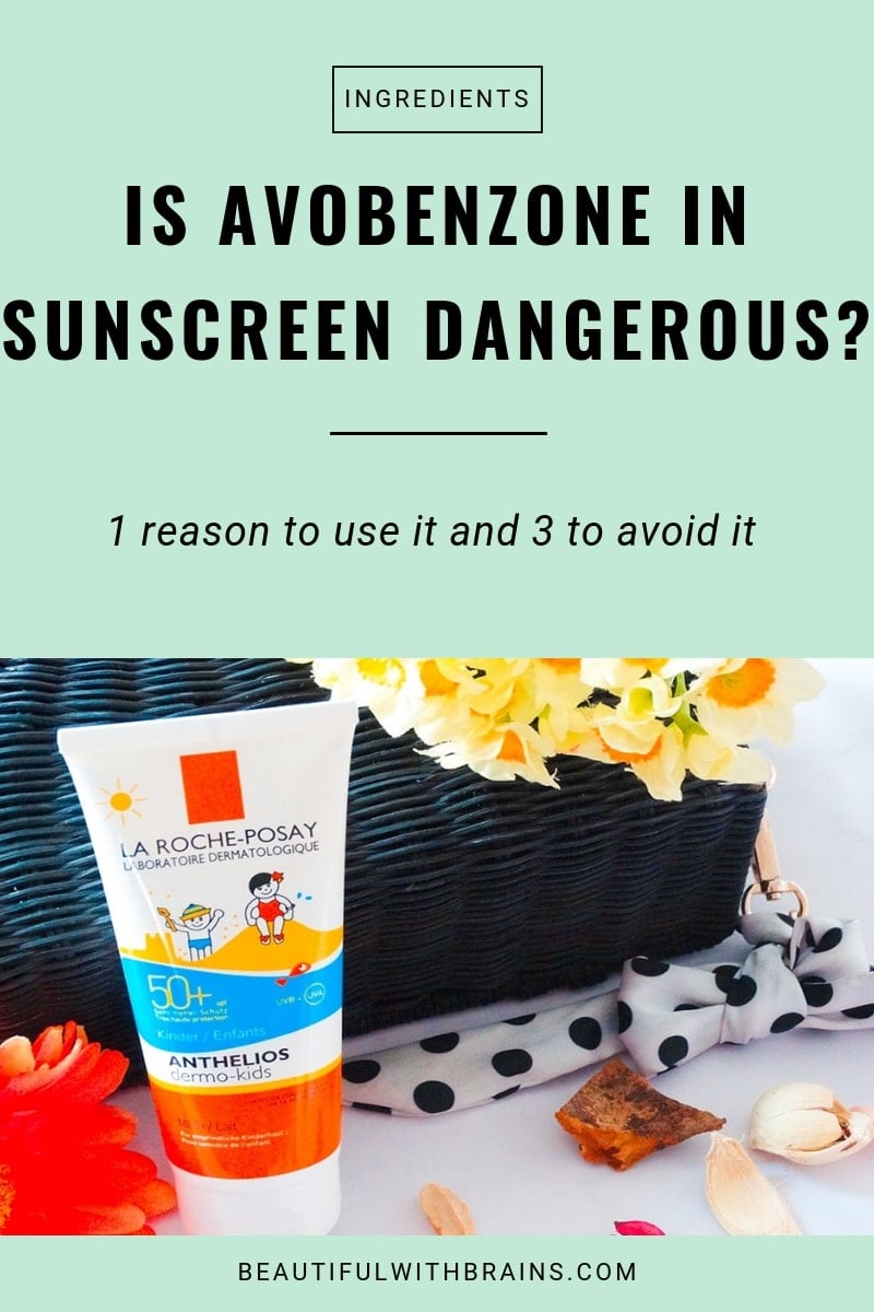is avobenzone dangerous in sunscreen