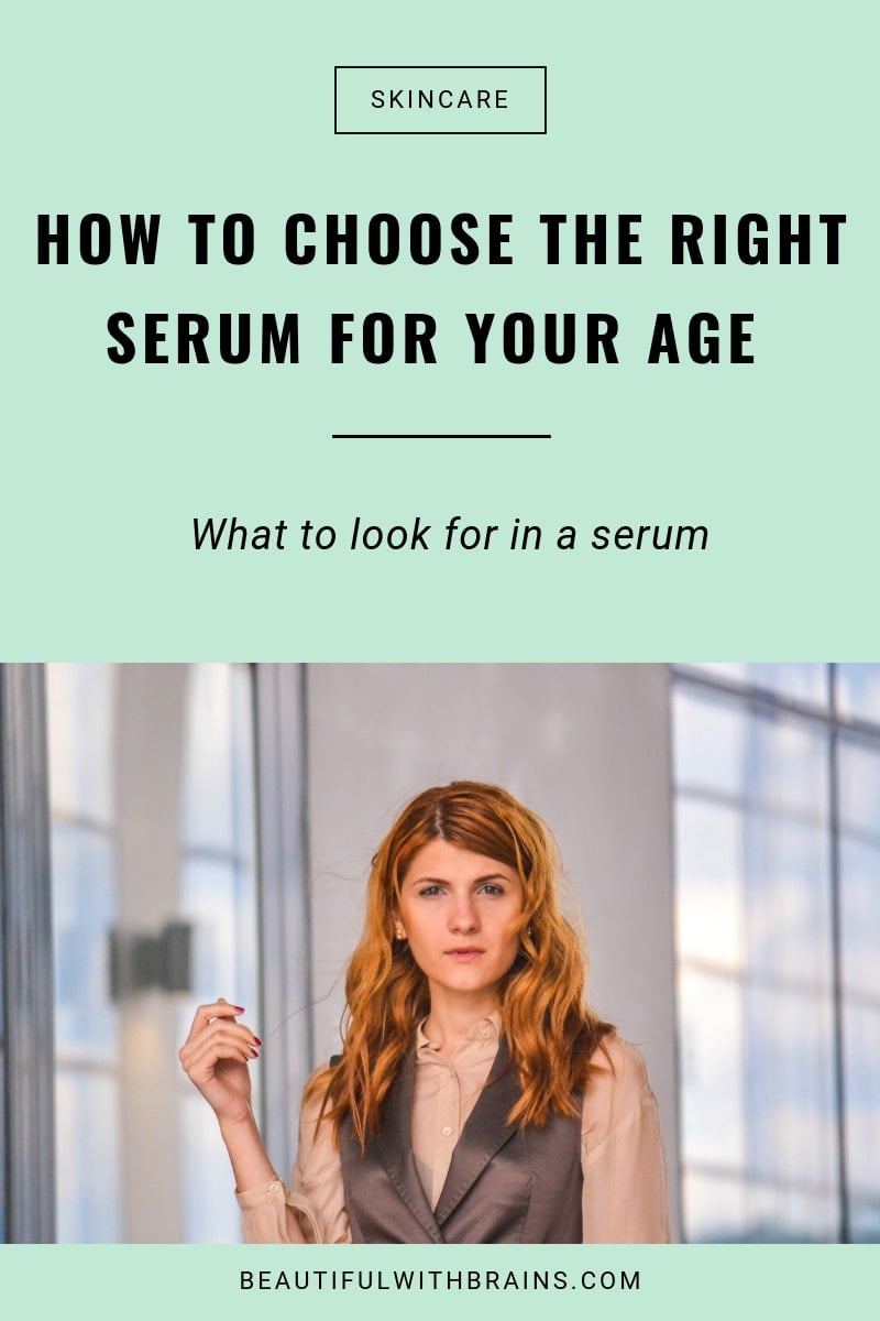 how to choose the right skincare serum for your age